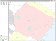 West New York Digital Map Premium Style